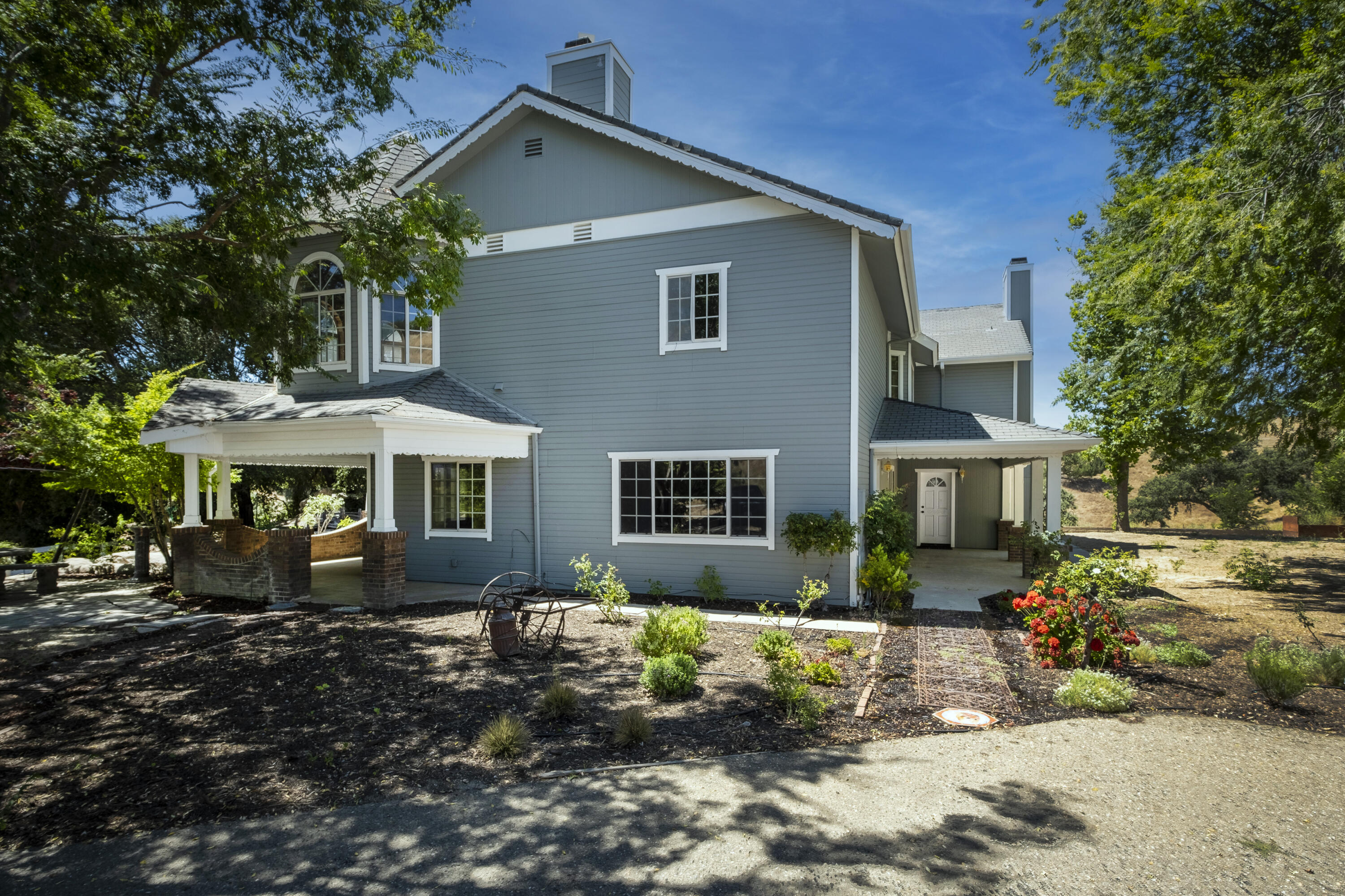 3160 Long Canyon Road Santa Ynez, CA 93460 - Photo 6 of 17 a front view of a house with a yard