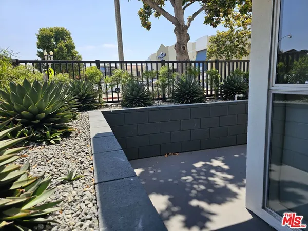 a view of a balcony