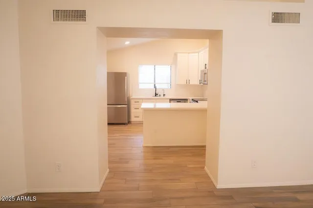 a view of empty room