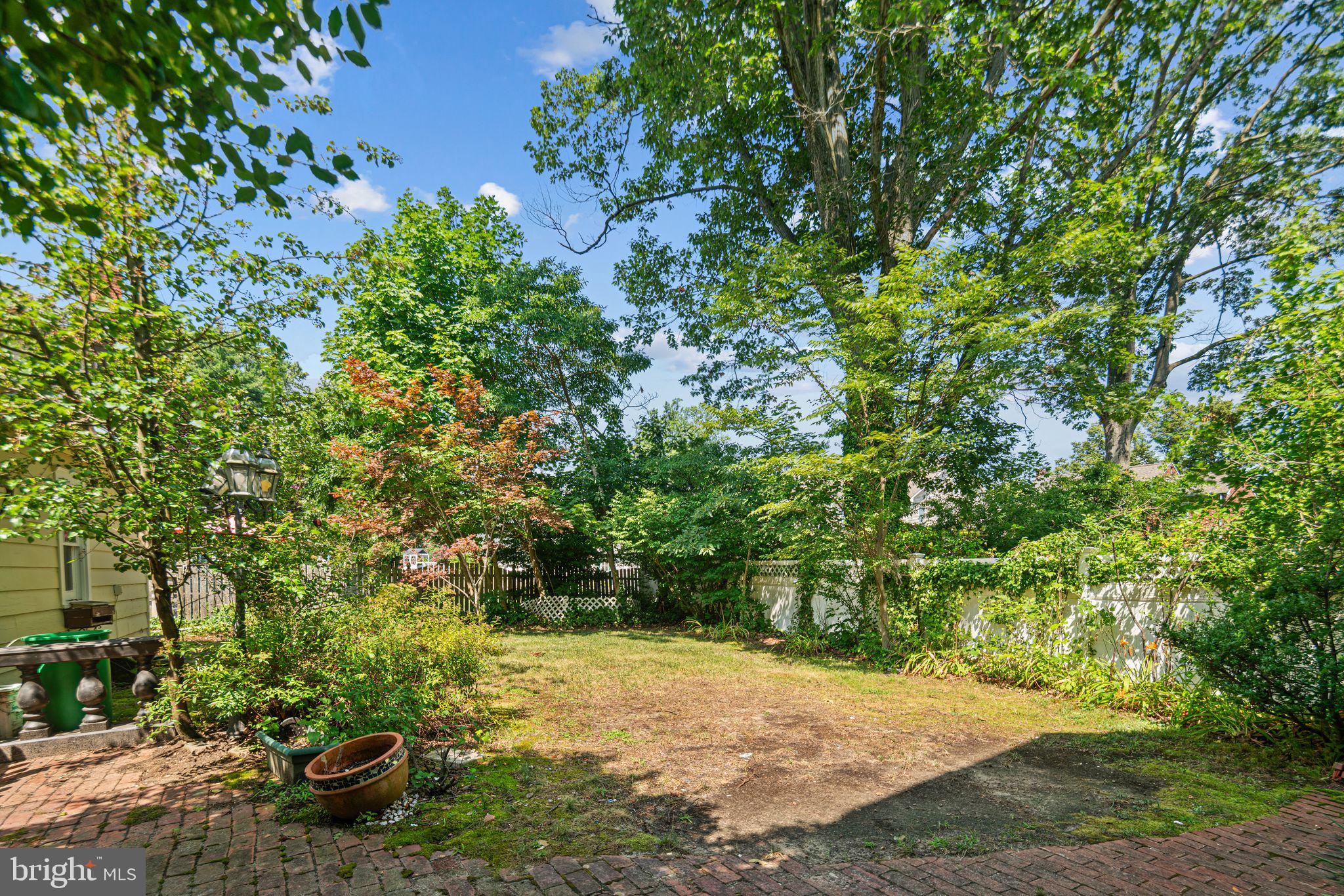 404 Grove Street Haddonfield, NJ 08033 - Photo 25 of 30 a view of a backyard with plants and trees