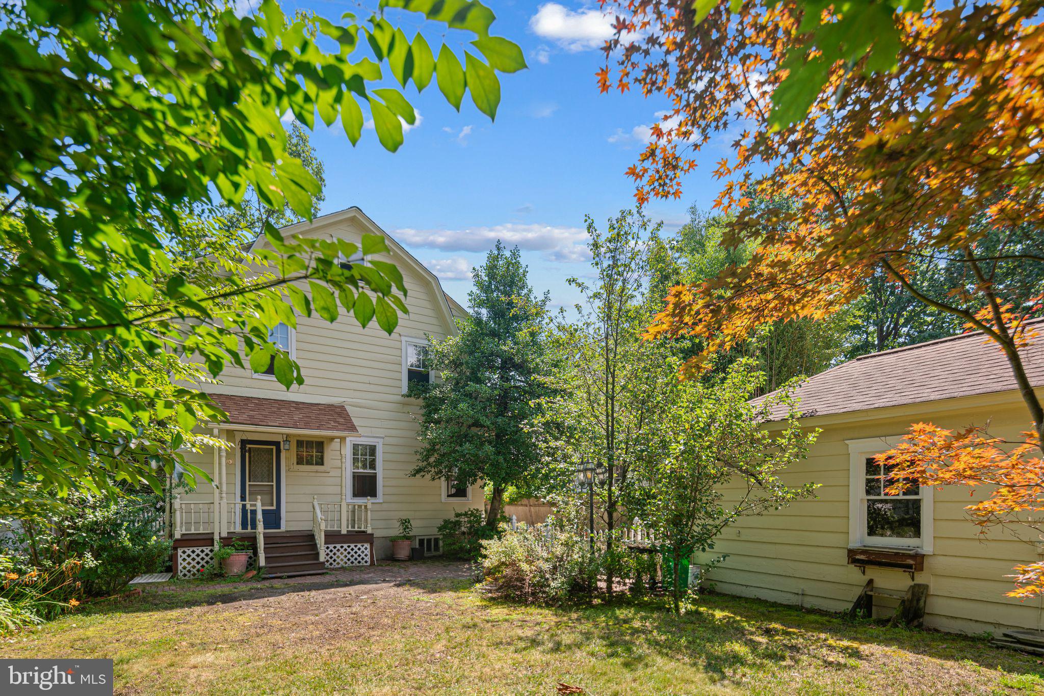 404 Grove Street Haddonfield, NJ 08033 - Photo 27 of 30 a front view of a house with garden
