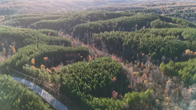 a view of a lake with outdoor space