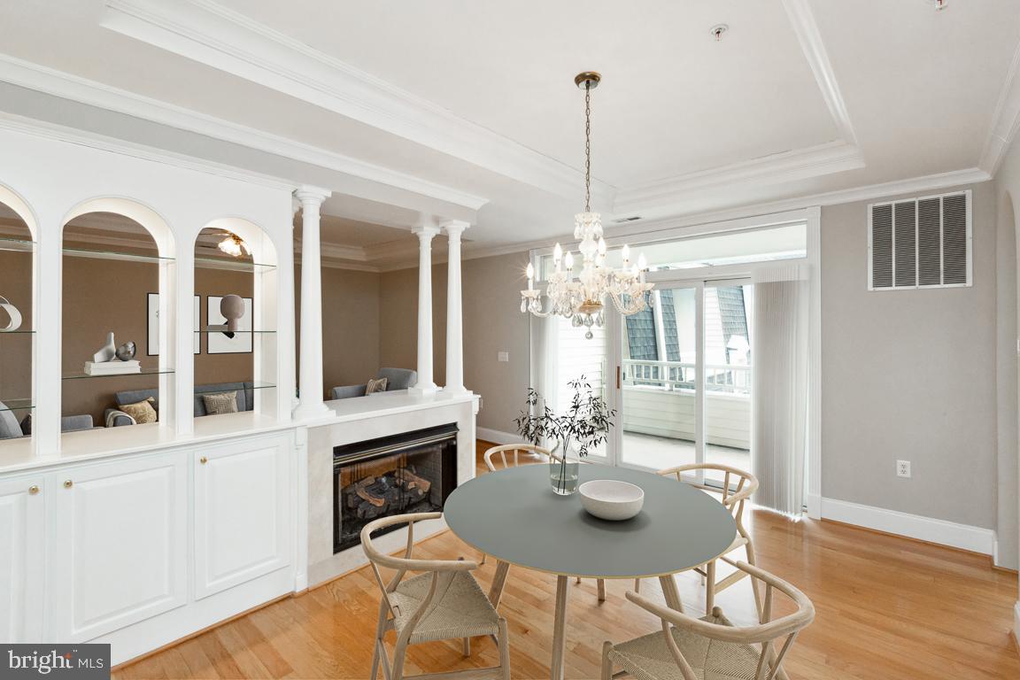 2500 Waterside Drive, Unit 405 Frederick, MD 21701 - Photo 13 of 45 Virtually staged dining room
