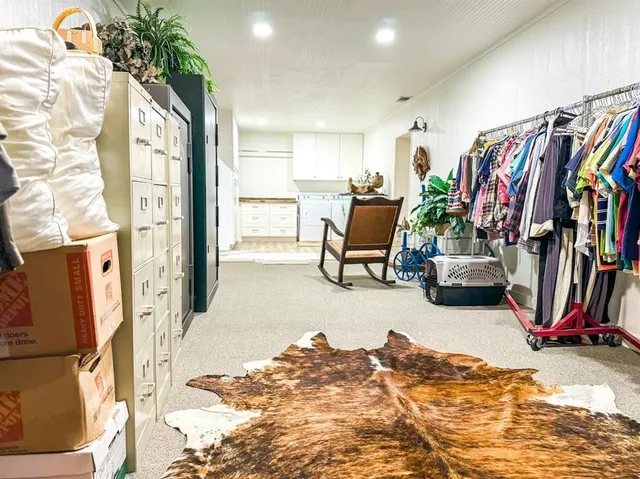 a view of a living room