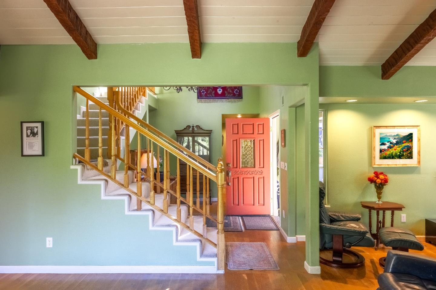 38621 Palo Colorado Road Carmel, CA 93923 - Photo 5 of 32 a view of entryway and hall with wooden floor