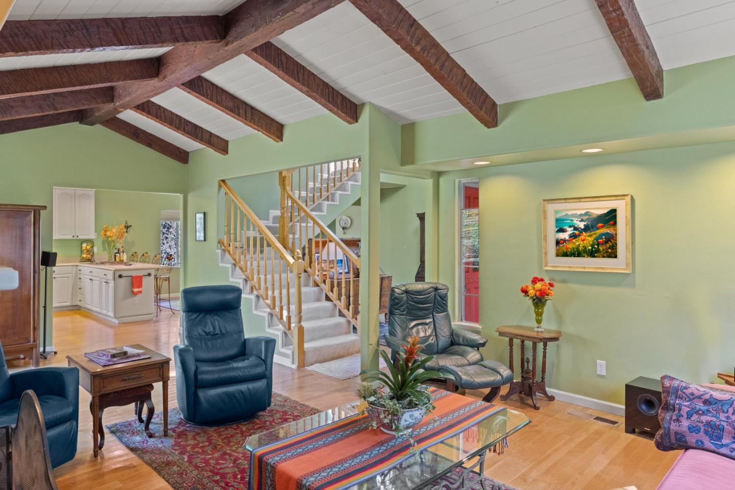 38621 Palo Colorado Road Carmel, CA 93923 - Photo 7 of 32 a living room with furniture and a potted plant