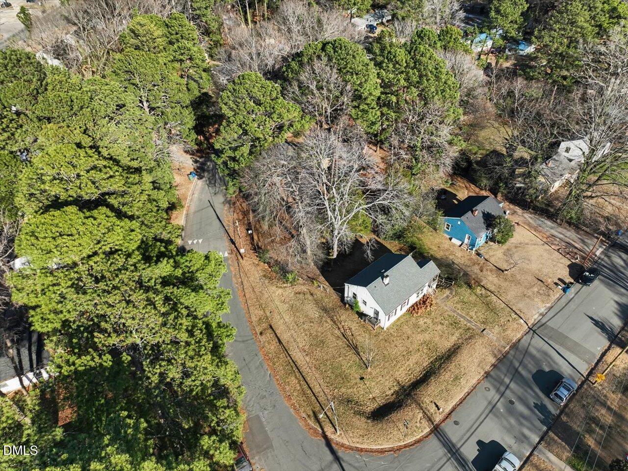 1501 Fairfax Road Durham, NC 27701 - Photo 38 of 42 an aerial view of residential house with outdoor space