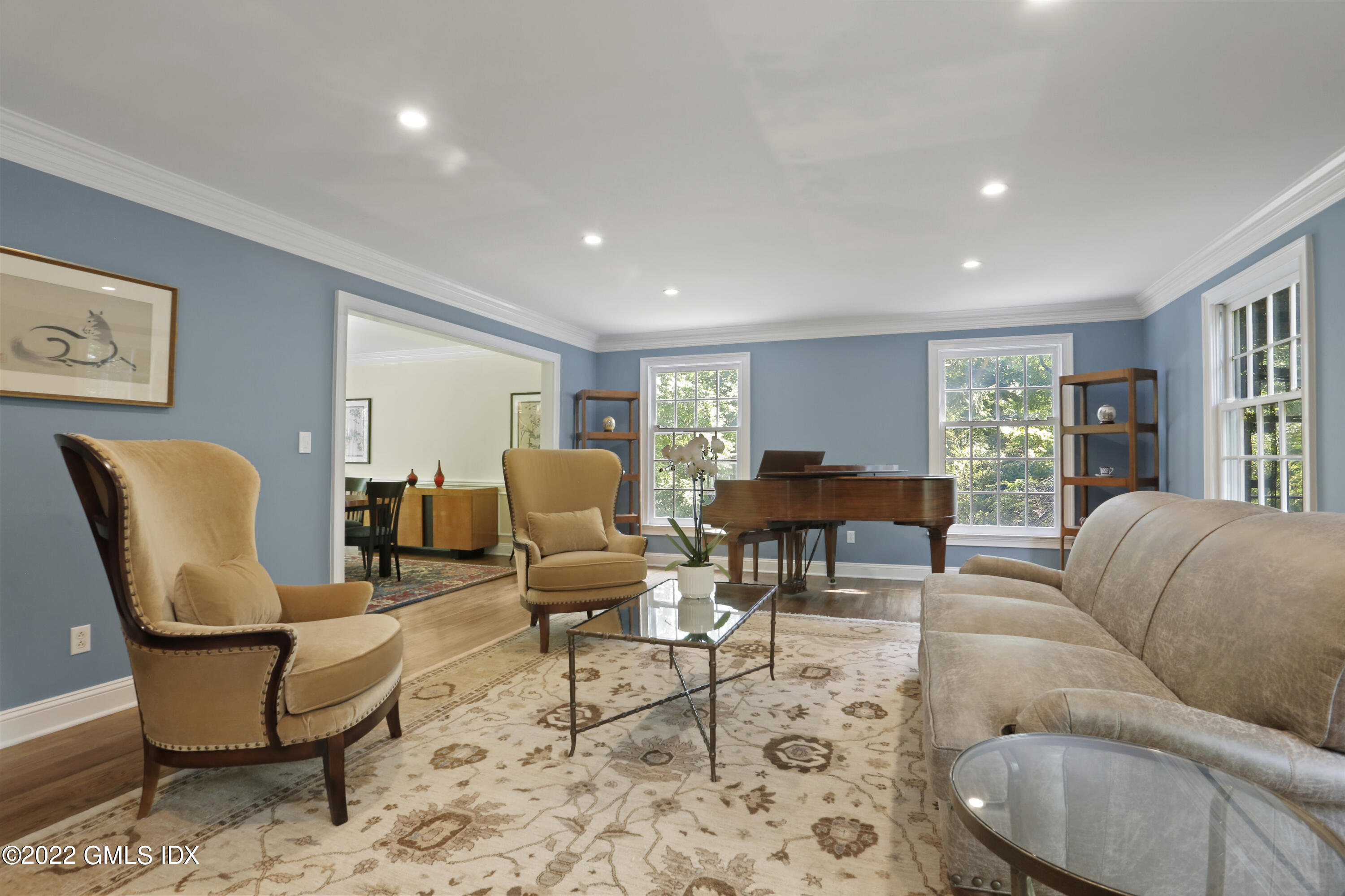 9 Frontier Road Cos Cob, CT 06807 - Photo 6 of 37 a living room with furniture and wooden floor