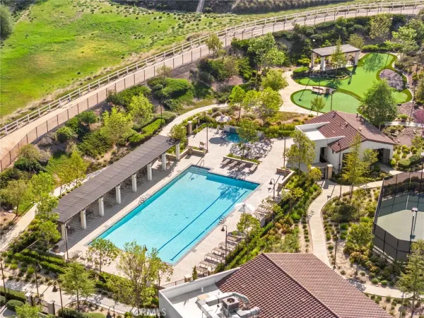 a living room with furniture a chandelier and a fireplace