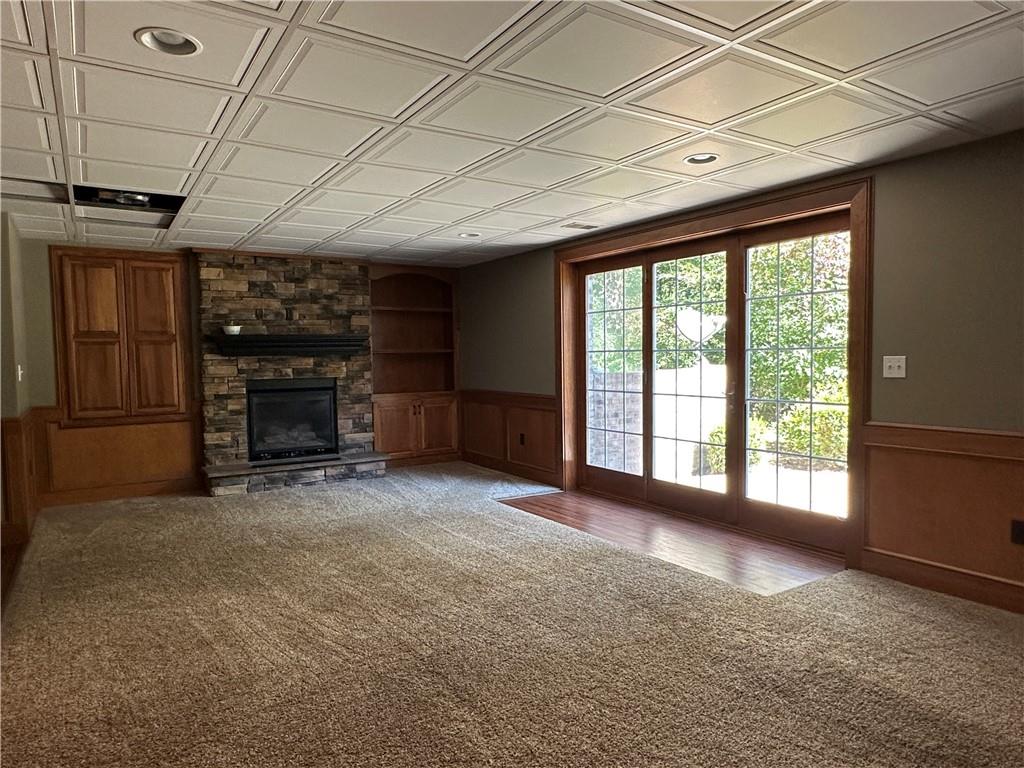 235 Stoup Road Mars, PA 16046 - Photo 38 of 50 a view of empty room with a fireplace and window