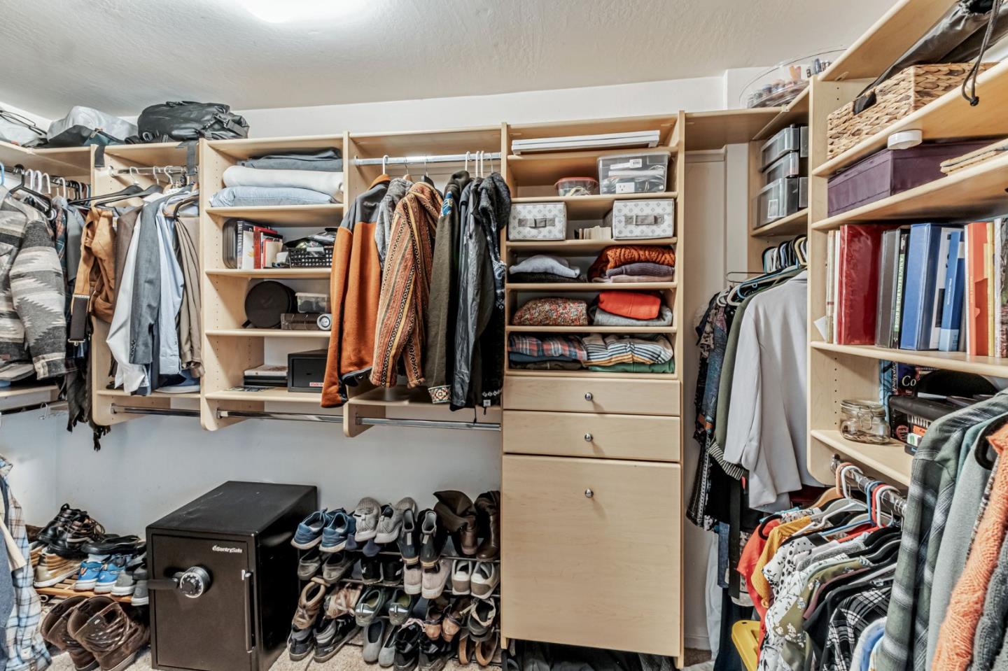 200 View Road Felton, CA 95018 - Photo 23 of 44 a view of walk in closet with clothes and shoes