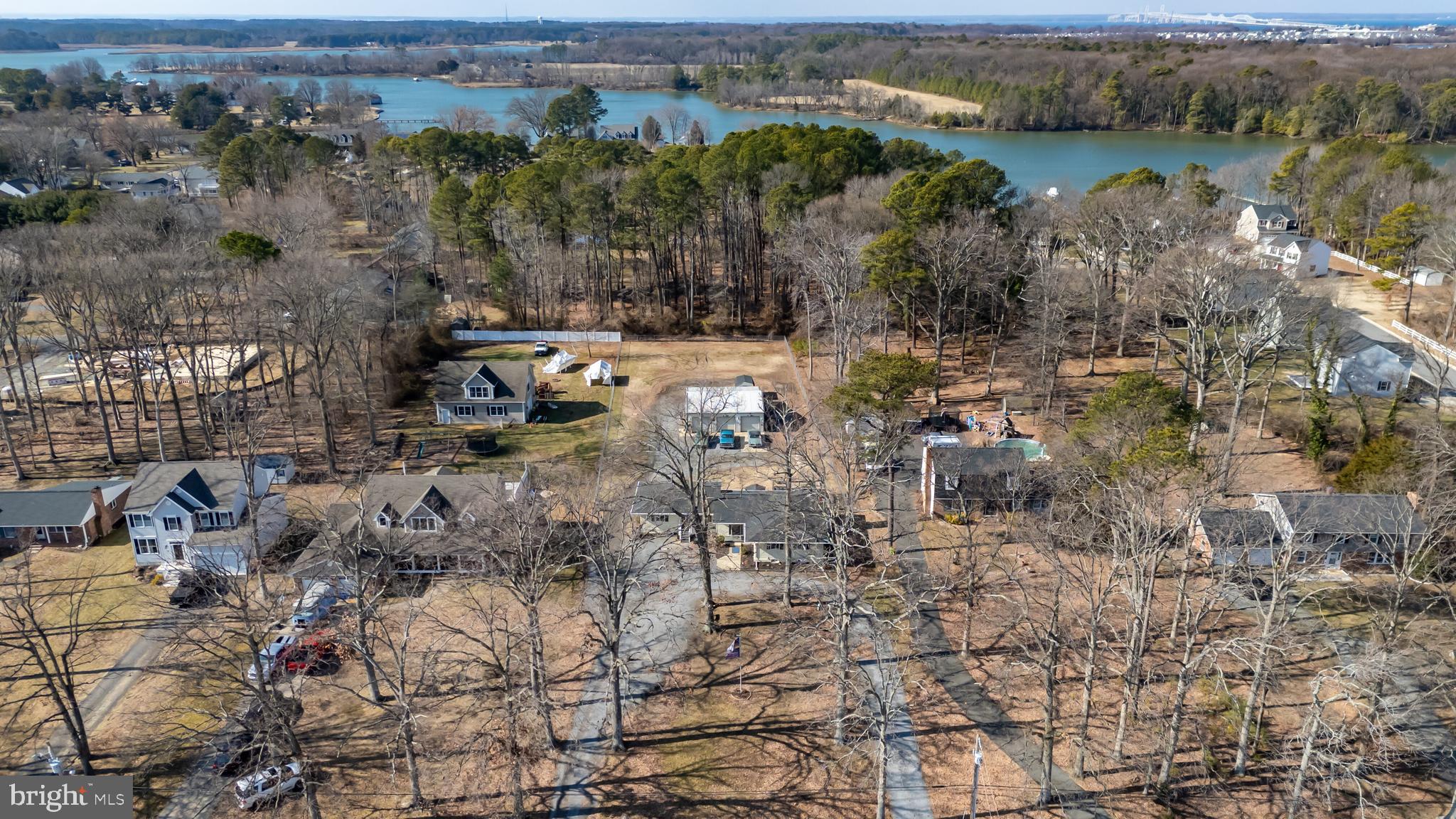 1106 Cox Neck Road Chester, MD 21619 - Photo 47 of 52 an aerial view of multiple house