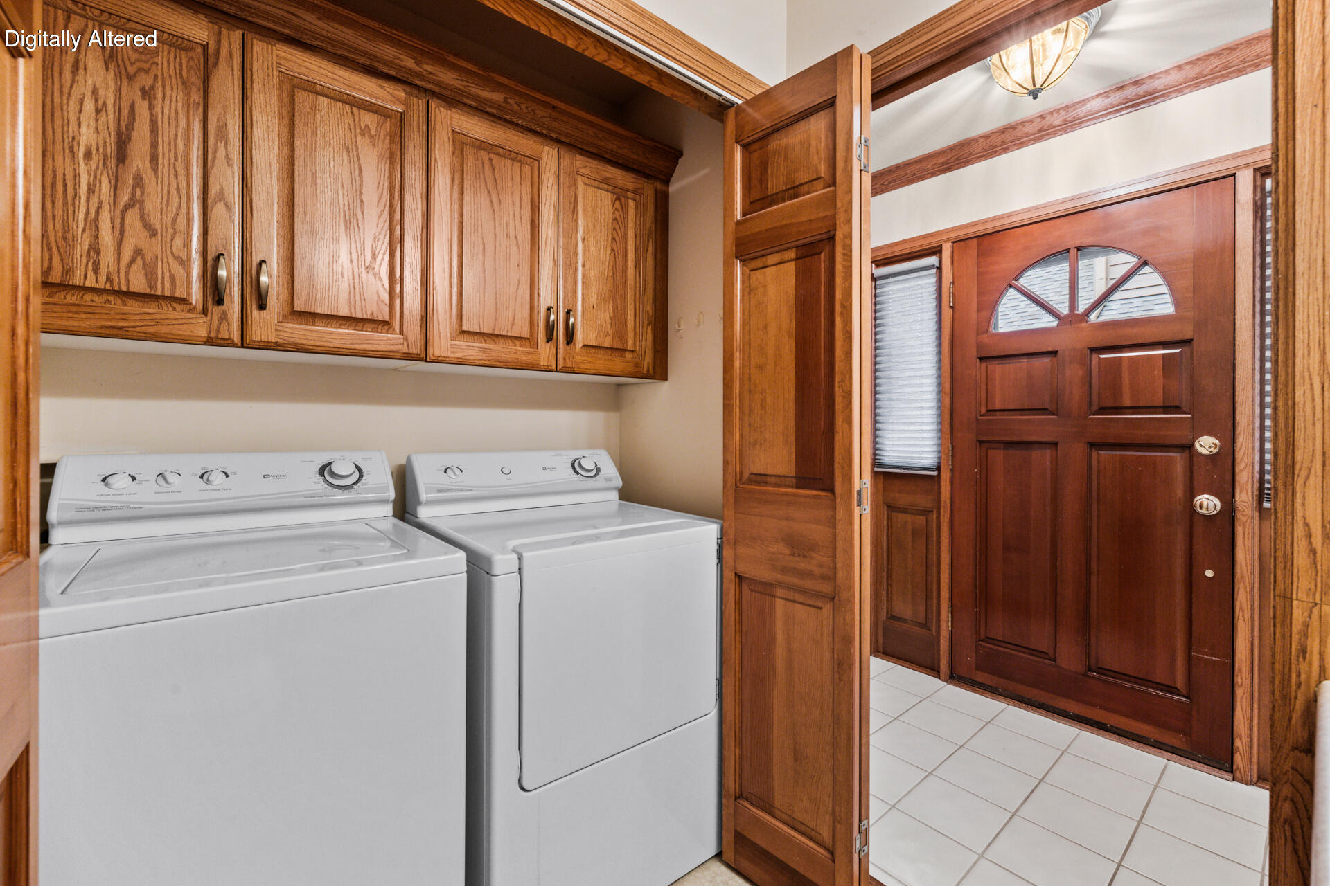 7519 Mallory Way Franklin, WI 53132 - Photo 25 of 35 !st Floor 1/2 Bath w/Laundry Area
