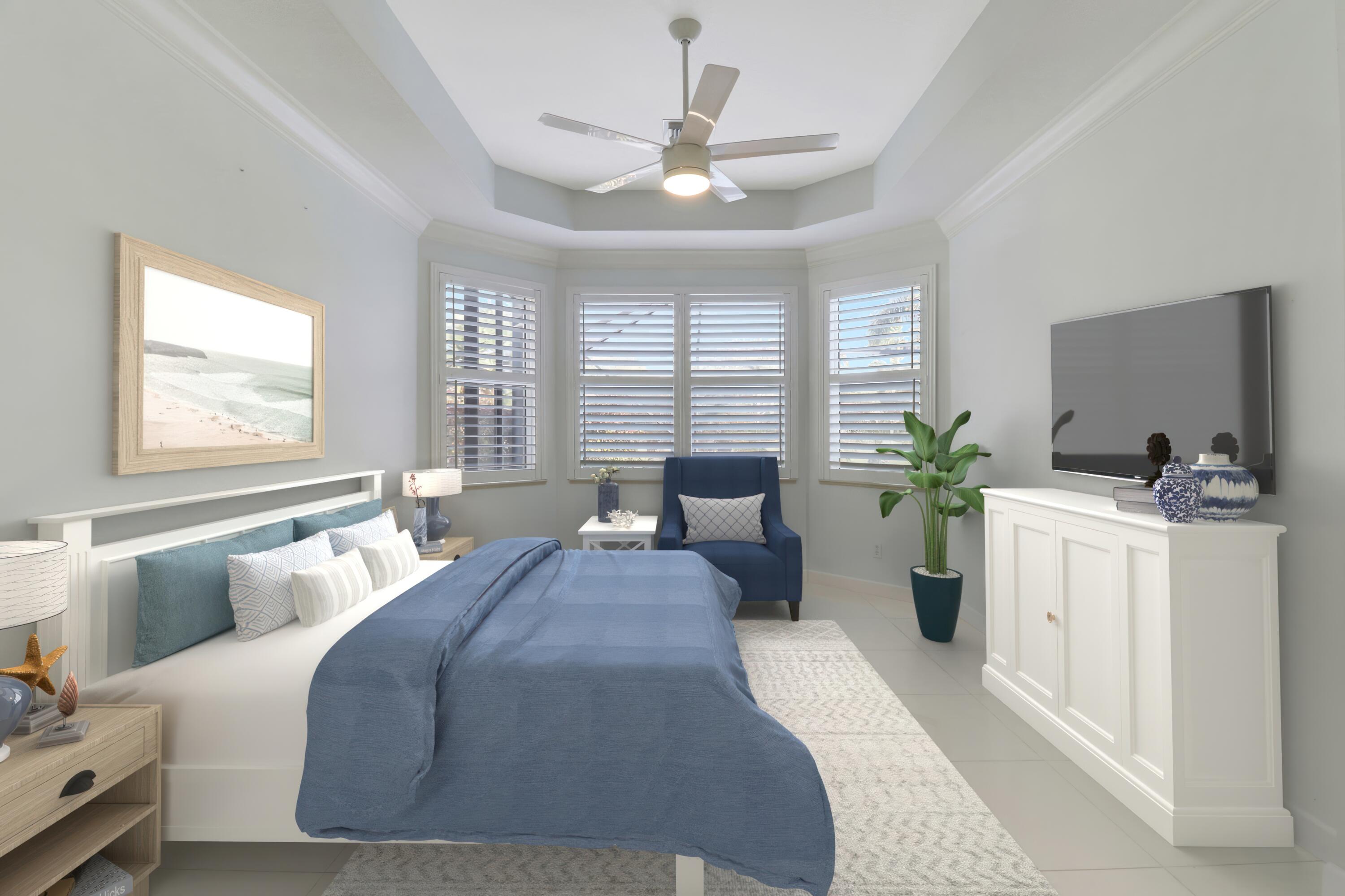 8262 Riviera Way Port St. Lucie, FL 34986 - Photo 29 of 74 Master Bedroom - Virtually Staged