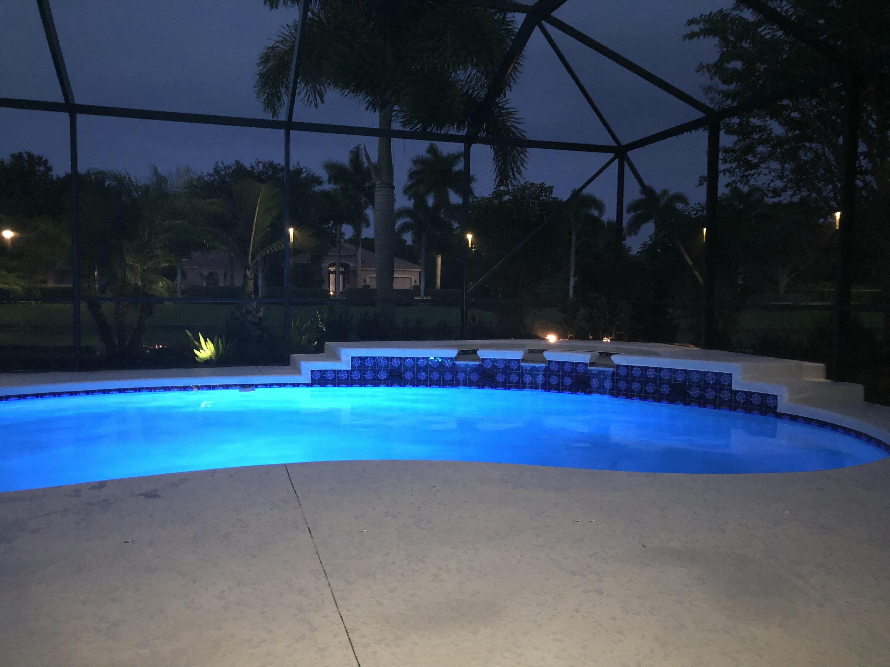 8262 Riviera Way Port St. Lucie, FL 34986 - Photo 4 of 74 Pool at Night