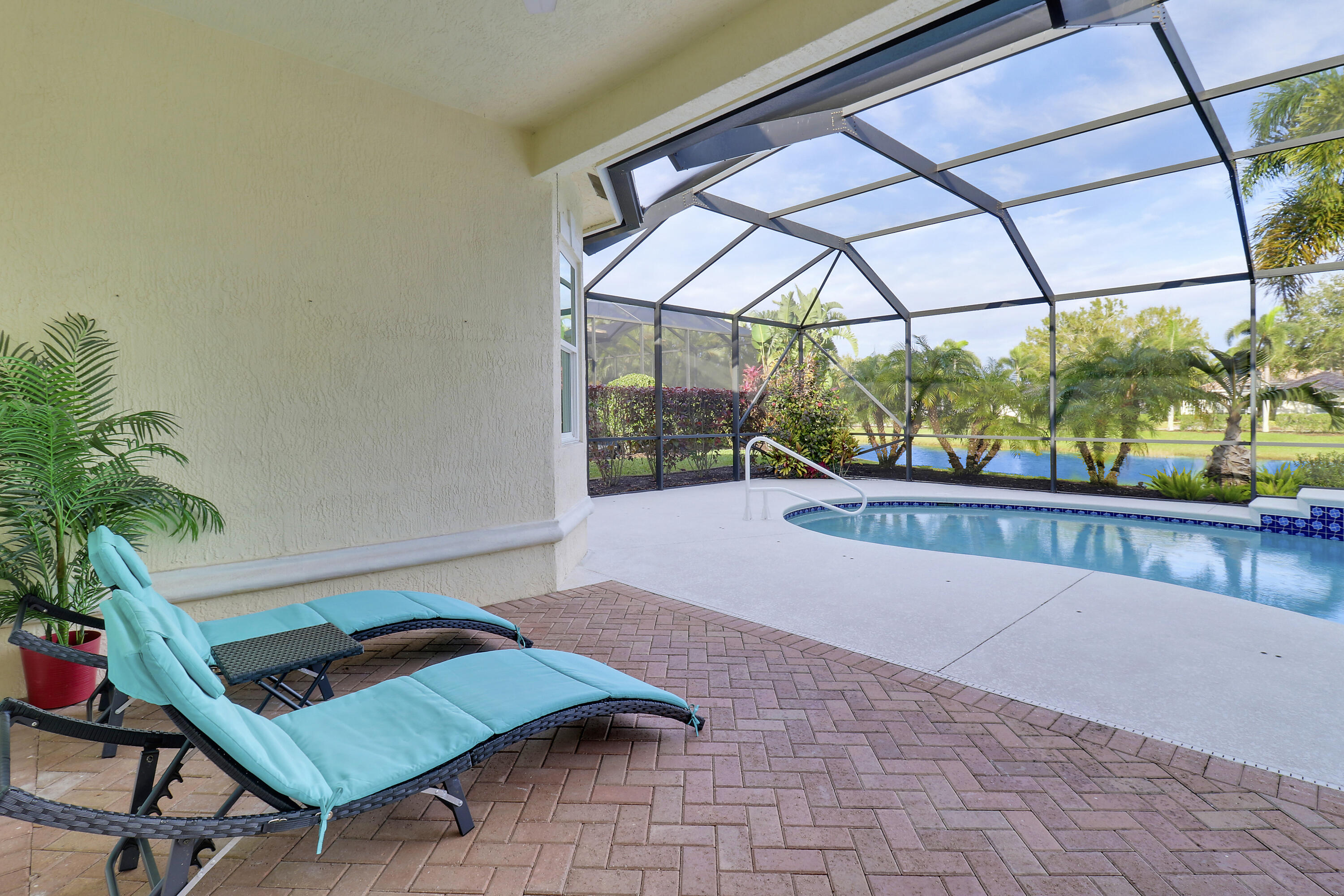 8262 Riviera Way Port St. Lucie, FL 34986 - Photo 44 of 74 Screened Patio & Pool