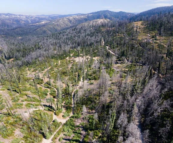 a view of lake and mountain