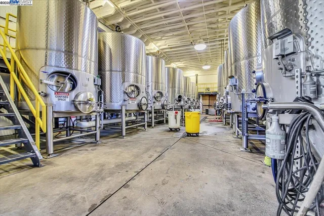 a view of a storage room with utility area