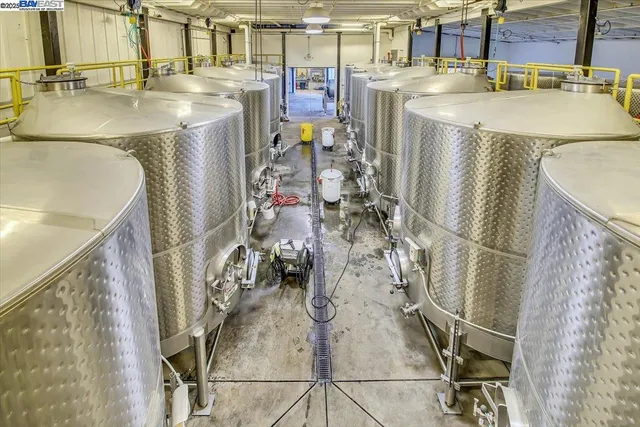 a kitchen with lots of counter top space