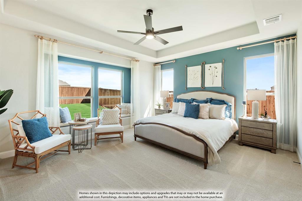 1133 Hitching Post Way Oak Point, TX 75068 - Photo 23 of 40 a bedroom with a bed chair and window