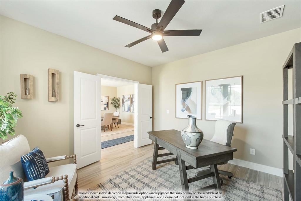 1133 Hitching Post Way Oak Point, TX 75068 - Photo 8 of 40 a workspace with furniture and window