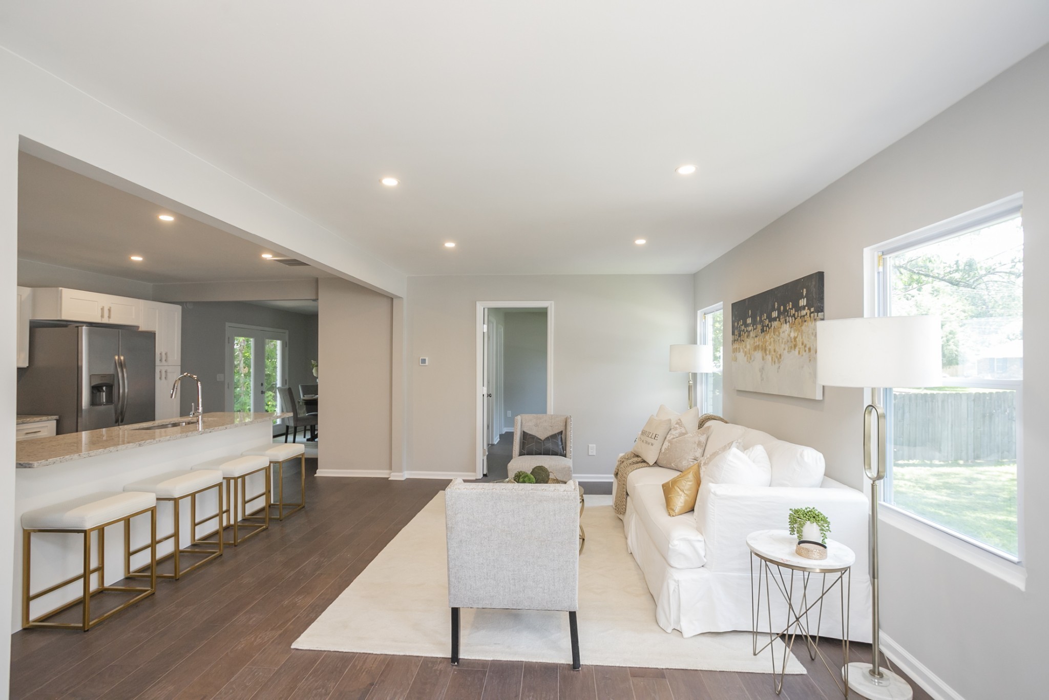 2966 Anderson Road Nashville, TN 37217 - Photo 6 of 23 a living room with furniture and a large window
