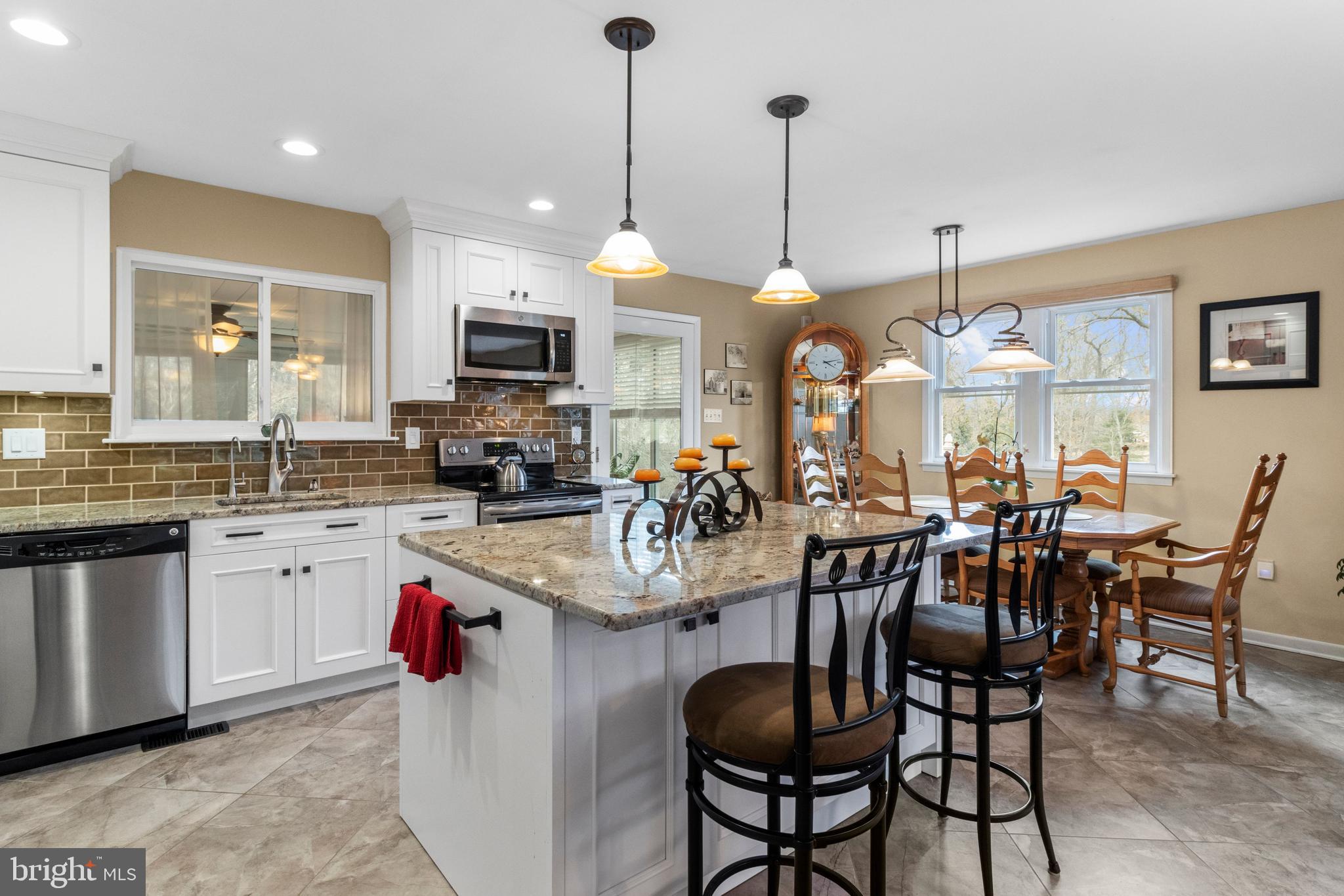 944 Pebble Hill Road Doylestown, PA 18901 - Photo 8 of 51 Updated Kitchen with granite counter tops
