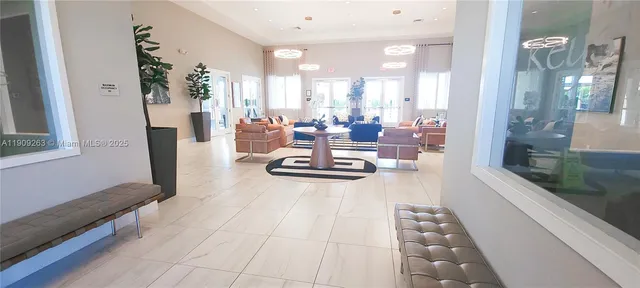 a view of a golf course with a big yard