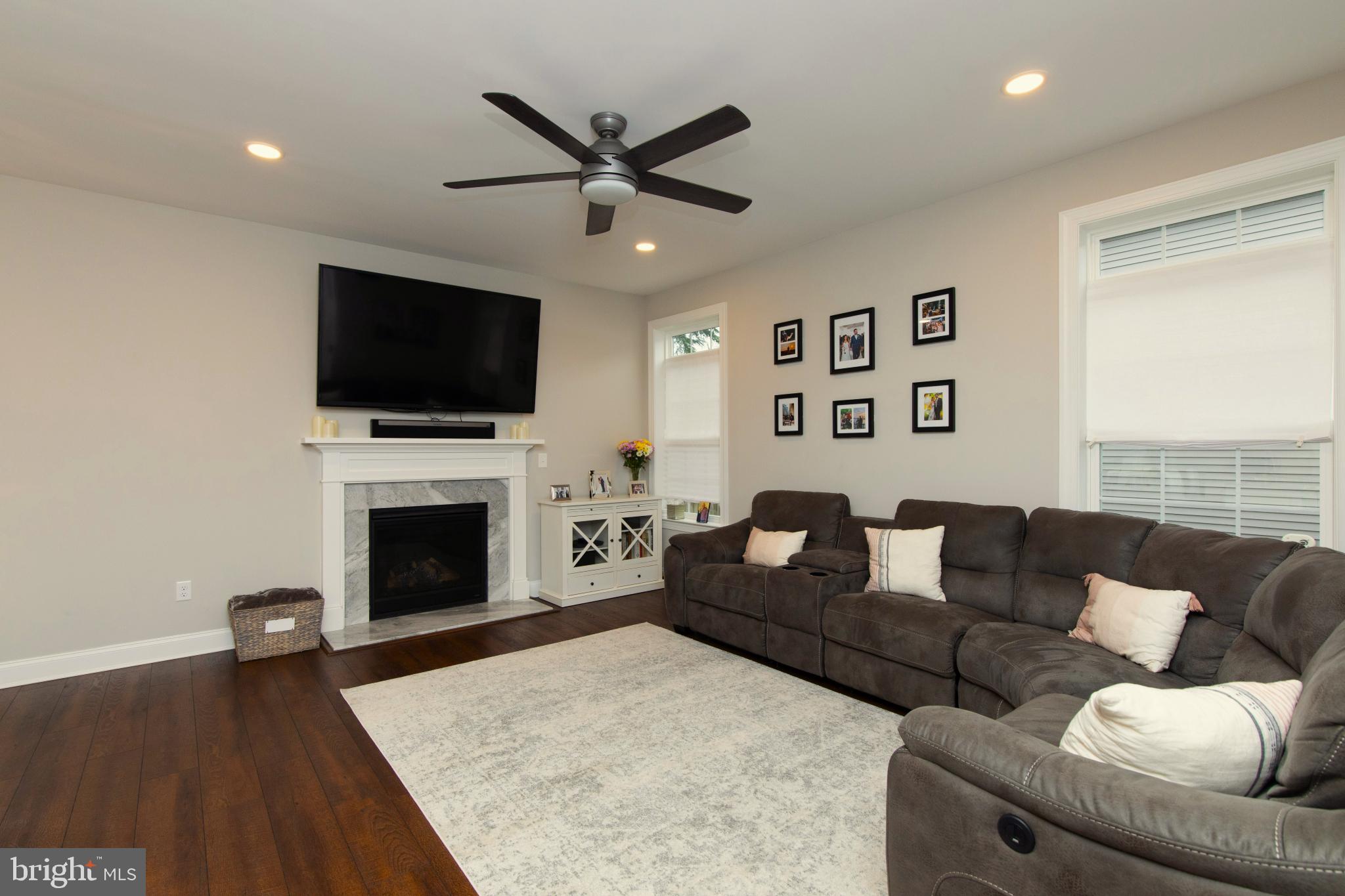 1213 Chestnut Street Burlington, NJ 08016 - Photo 3 of 15 Large Family Room with Fireplace