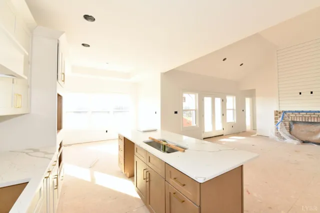 a view of a room with window and toys