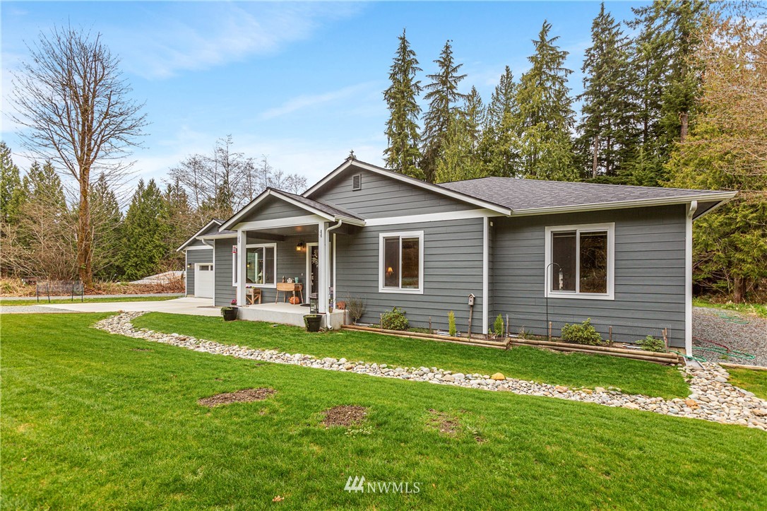 19614 Lerch Road Snohomish, WA 98290 - Photo 25 of 40 a front view of house with yard and green space