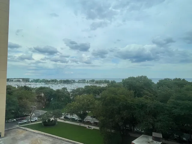 a view of lake with mountain