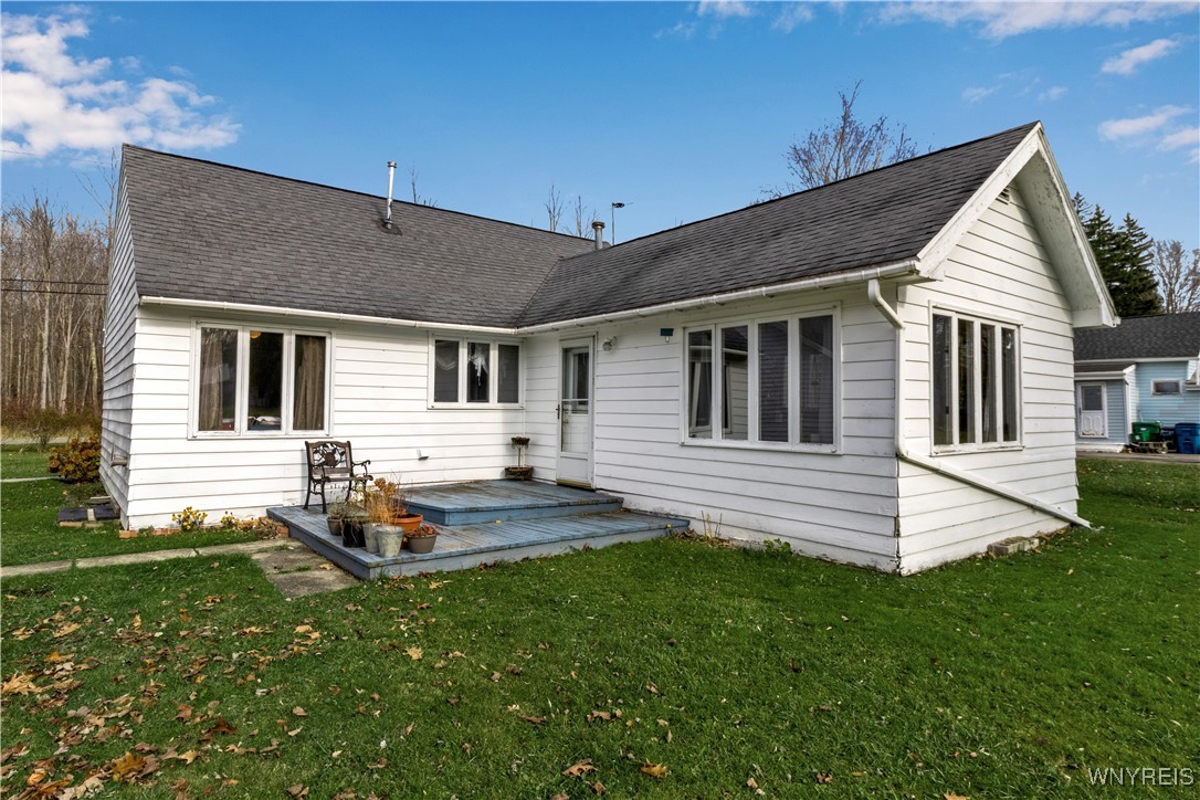 427 Herr Road Evans, NY 14006 - Photo 27 of 30 Back of Home & Deck