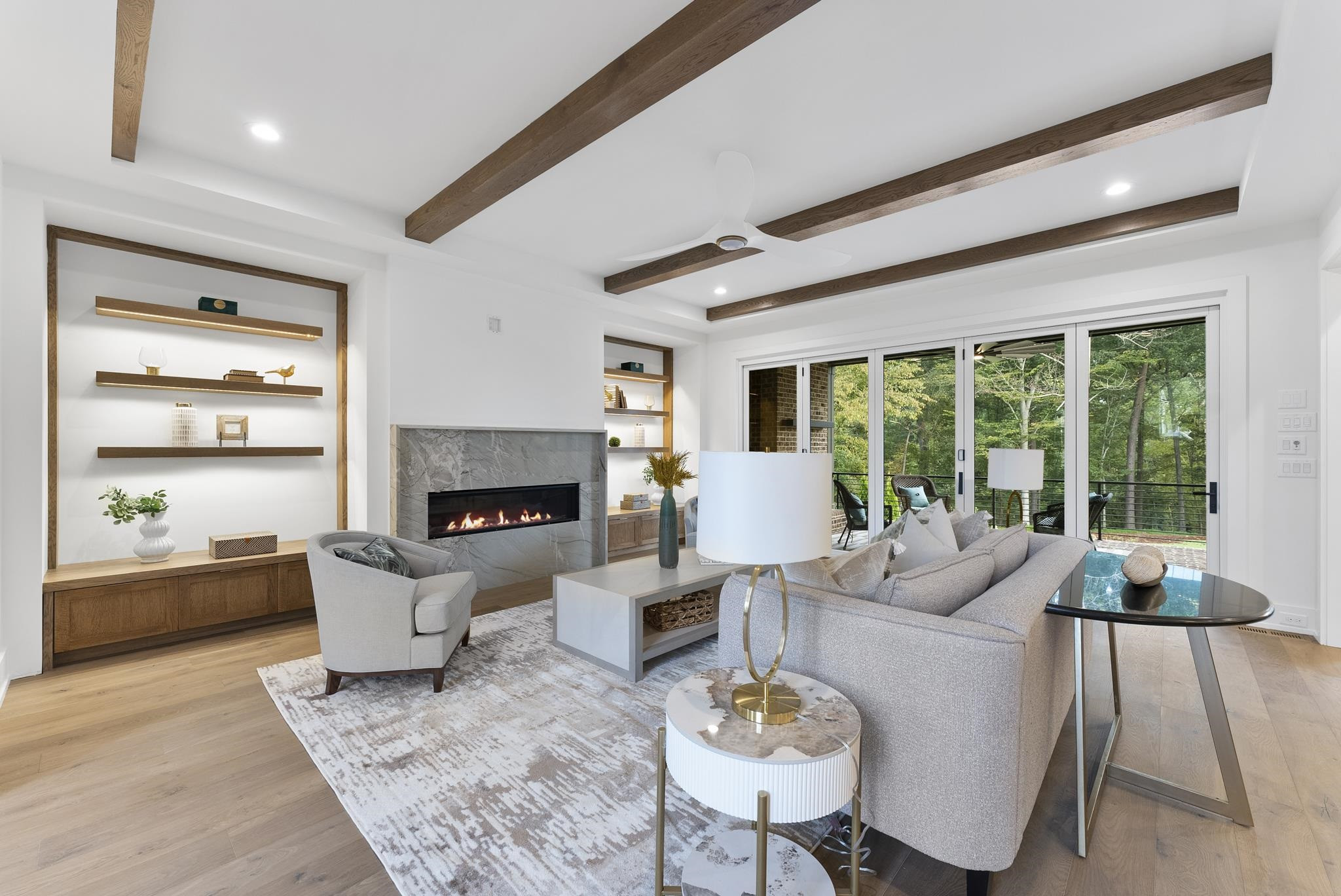 1625 Legacy Ridge Lane Wake Forest, NC 27587 - Photo 13 of 13 a living room with furniture and a fireplace