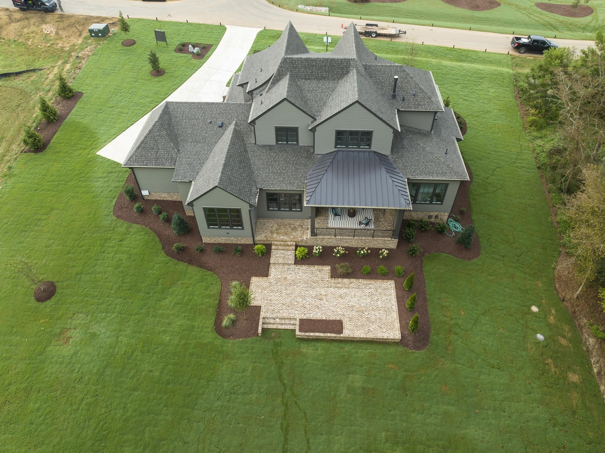 1625 Legacy Ridge Lane Wake Forest, NC 27587 - Photo 7 of 13 an aerial view of a house with a garden