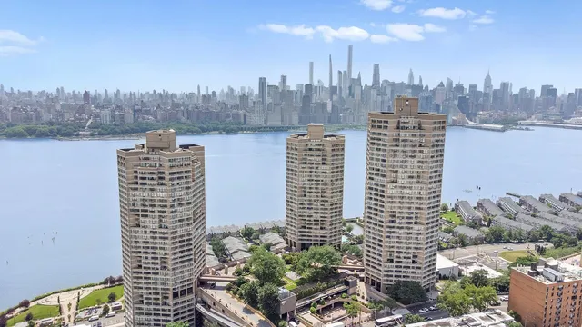 an aerial view of a house with outdoor space