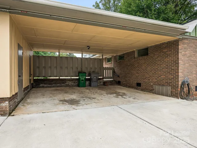 a view of a lounge chair in the patio