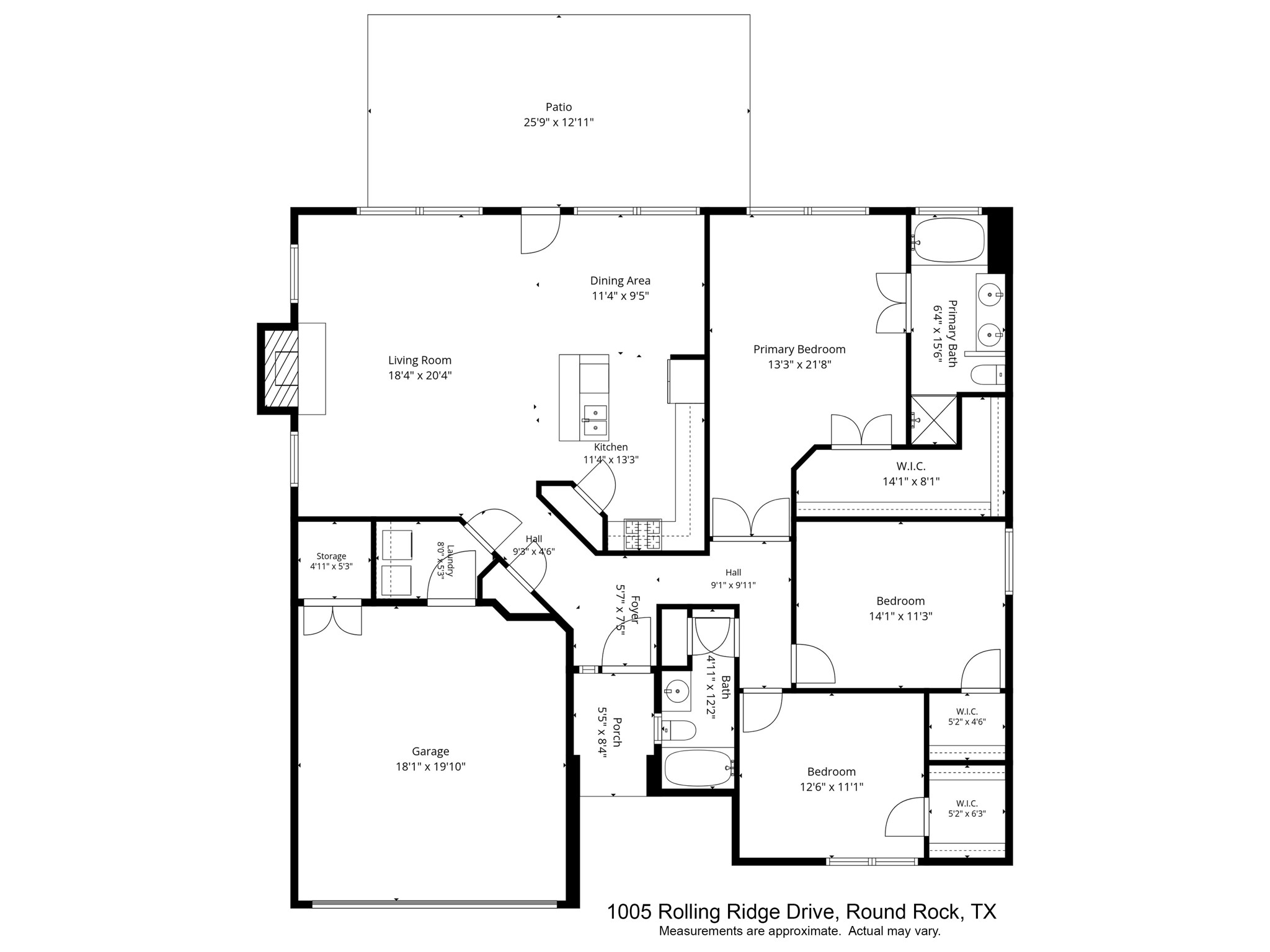 1005 Rolling Ridge Drive Round Rock, TX 78665 - Photo 18 of 18 Visualize your life in this thoughtfully designed floor plan featuring spacious living areas.