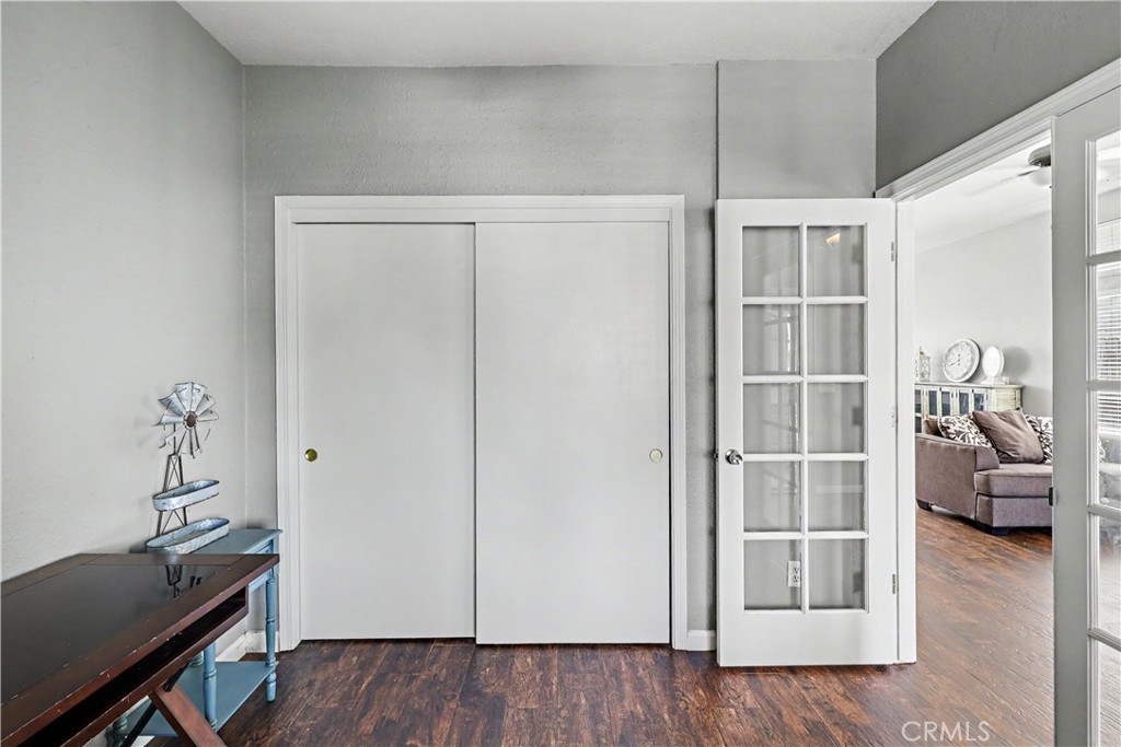 3632 Swan Court Merced, CA 95340 - Photo 45 of 50 a view of workspace with wooden floor and bedroom view