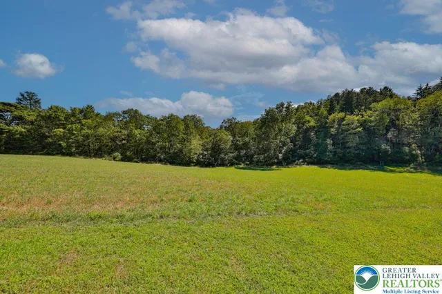 a front view of a house with a garden and yard