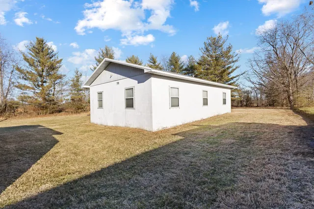a view of a bike garage