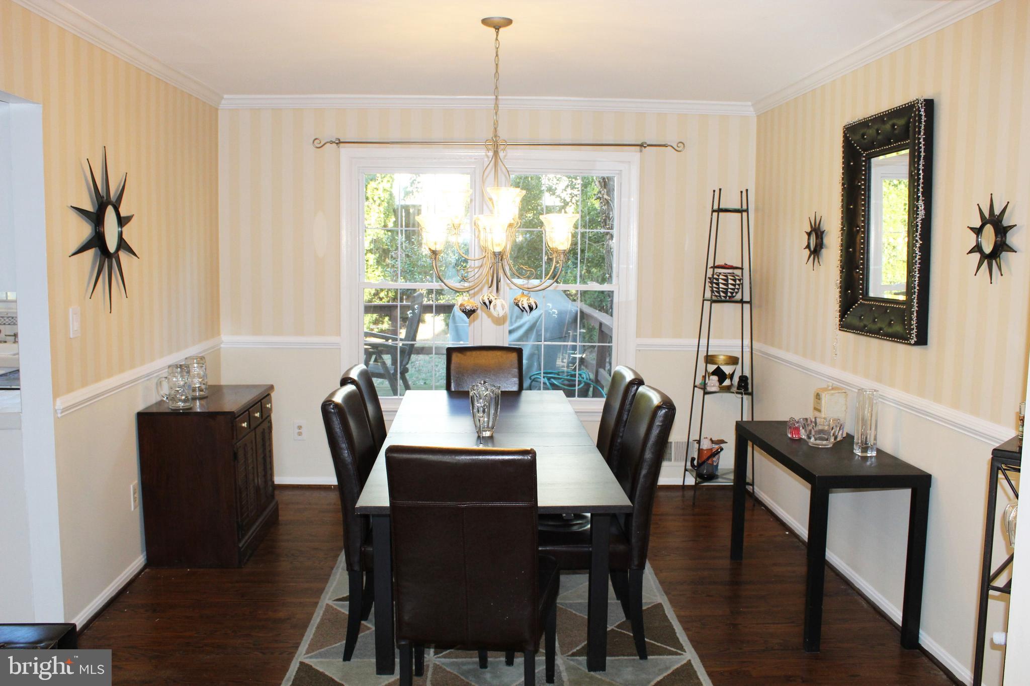 2 Thorburn Road Gaithersburg, MD 20878 - Photo 5 of 19 Formal Dining Room with Custom Chair Rail