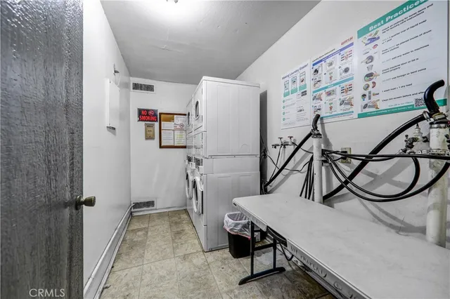 a view of a car garage