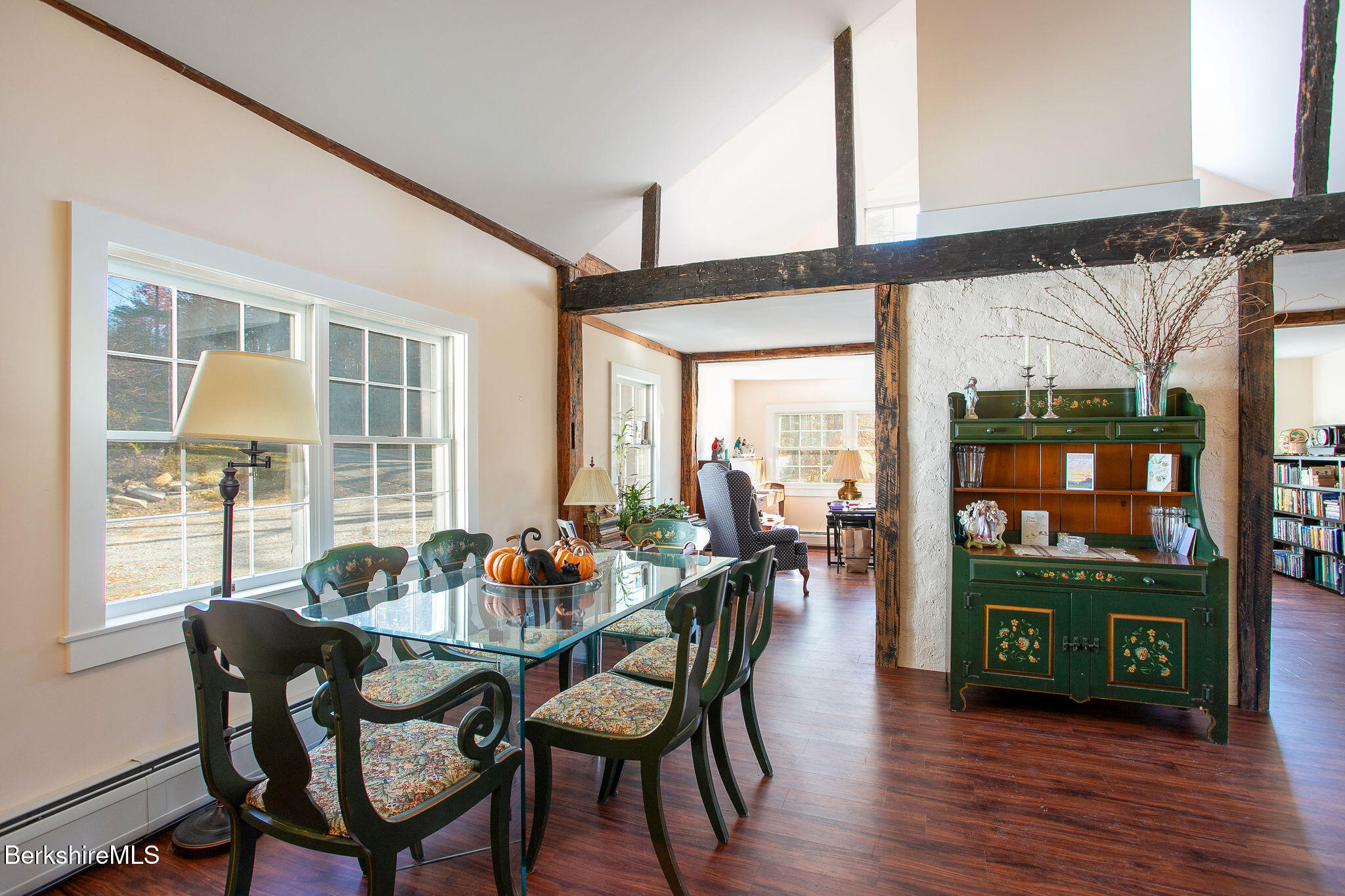 128 Ymca Road Becket, MA 01223 - Photo 6 of 23 a dining room with furniture and wooden floor