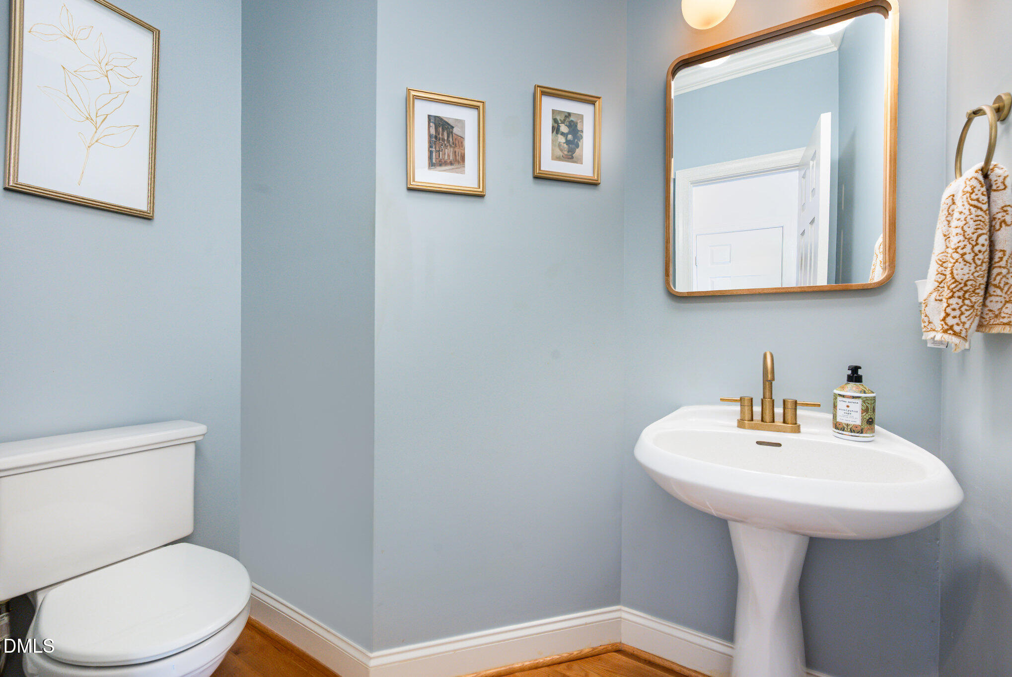 1613 Strategy Way Wake Forest, NC 27587 - Photo 13 of 40 a bathroom with a sink mirror and toilet