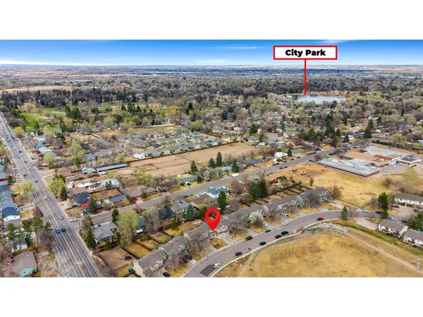 a view of city and mountain