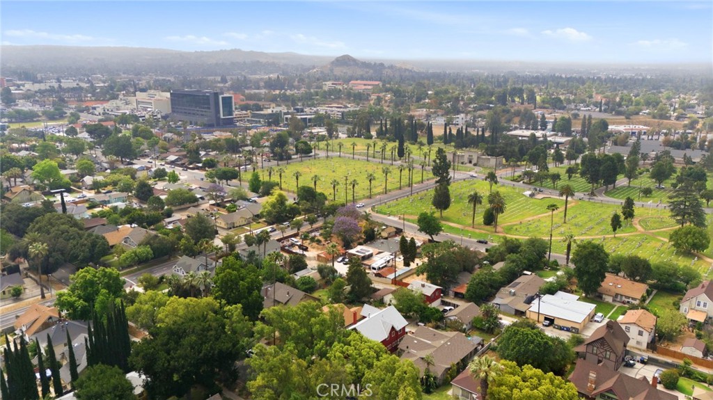 4456 12th Street Riverside, CA 92501 - Photo 66 of 70 an aerial view of residential houses with outdoor space