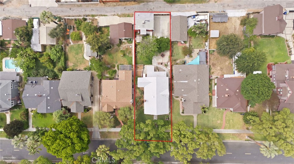 4456 12th Street Riverside, CA 92501 - Photo 69 of 70 an aerial view of residential houses with outdoor space