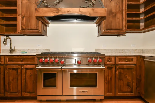 a kitchen with a sink and a window