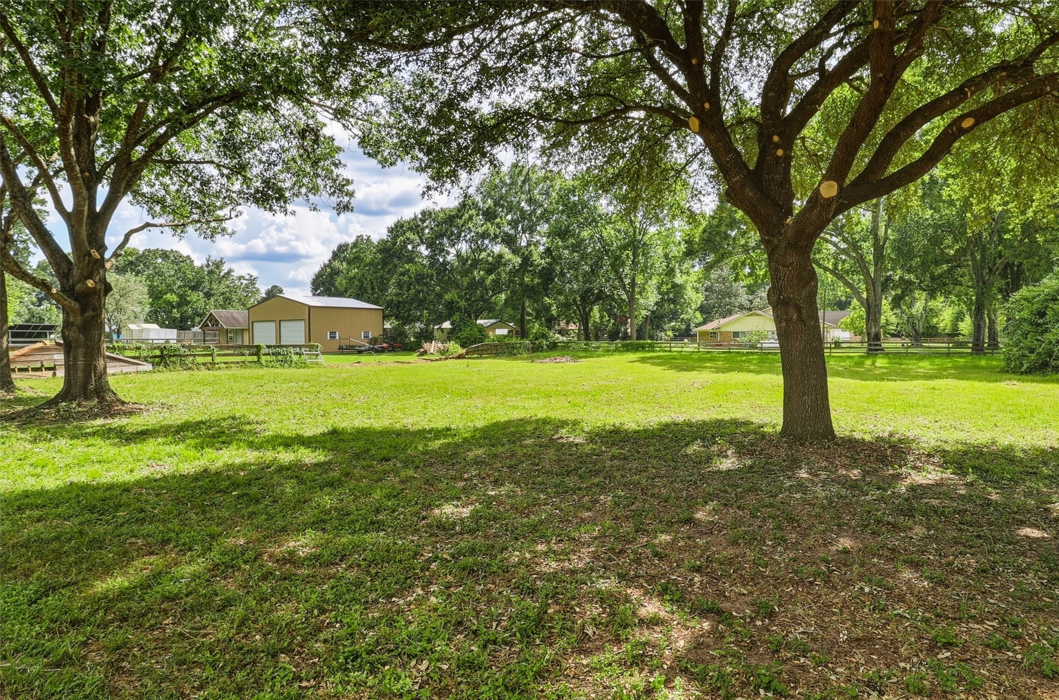 22923 Tomball Cemetery Road Tomball, TX 77377 - Photo 46 of 50 Another view of the backyard that offers lots of opportunities one this one acre property.